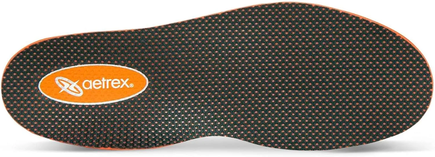 Aetrex Mens L800 Train Orthopedic Memory Foam Shoe Insoles- Plantar Fasciitis Relief Arch Support Inserts for Gym, Workout, and Exercise
