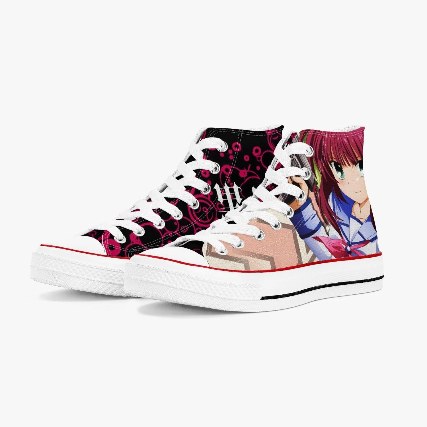 Angel Beats Yuri A-Star High White Anime Shoes