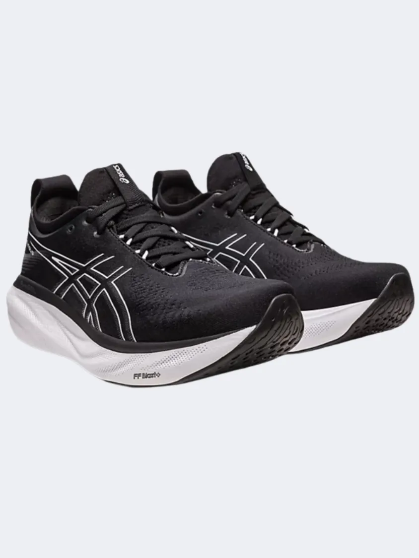 Asics Gel Nimbus 25 Women Running Shoes Black/Pure Silver