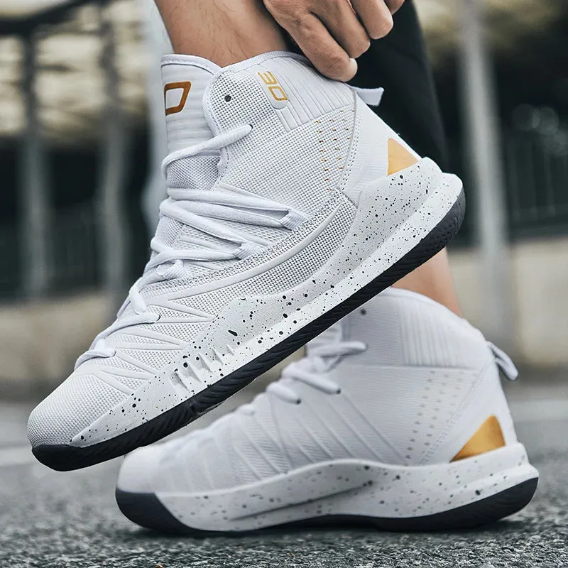 Basketball Shoes High Top Anti-slip Outdoor Sports Shoes