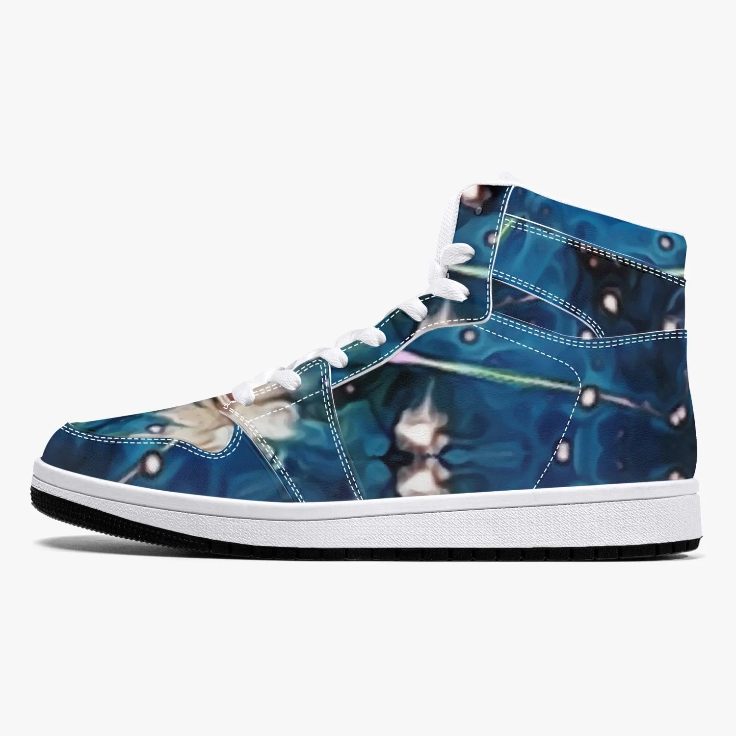 Beacon Psychedelic Split-Style High-Top Sneakers