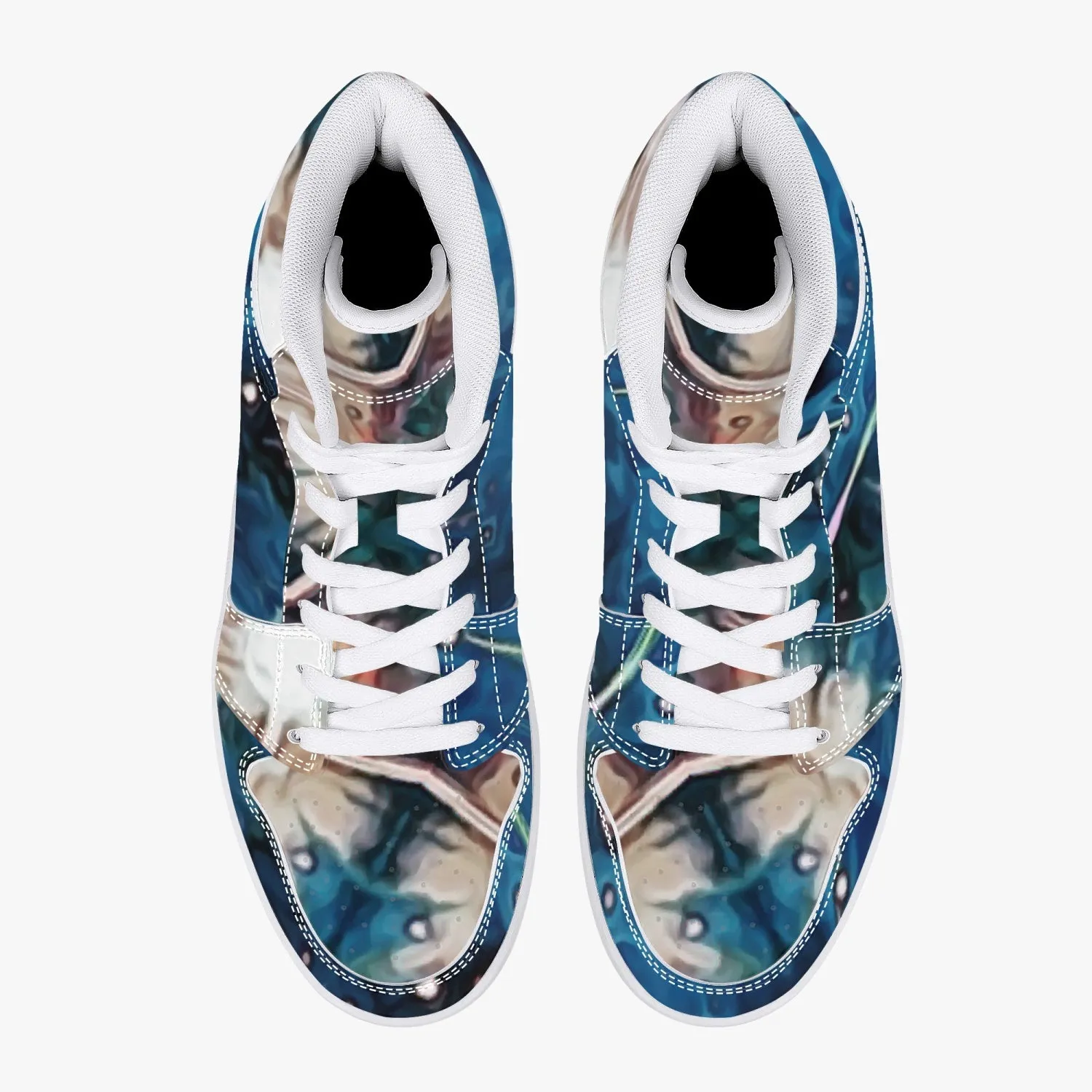 Beacon Psychedelic Split-Style High-Top Sneakers