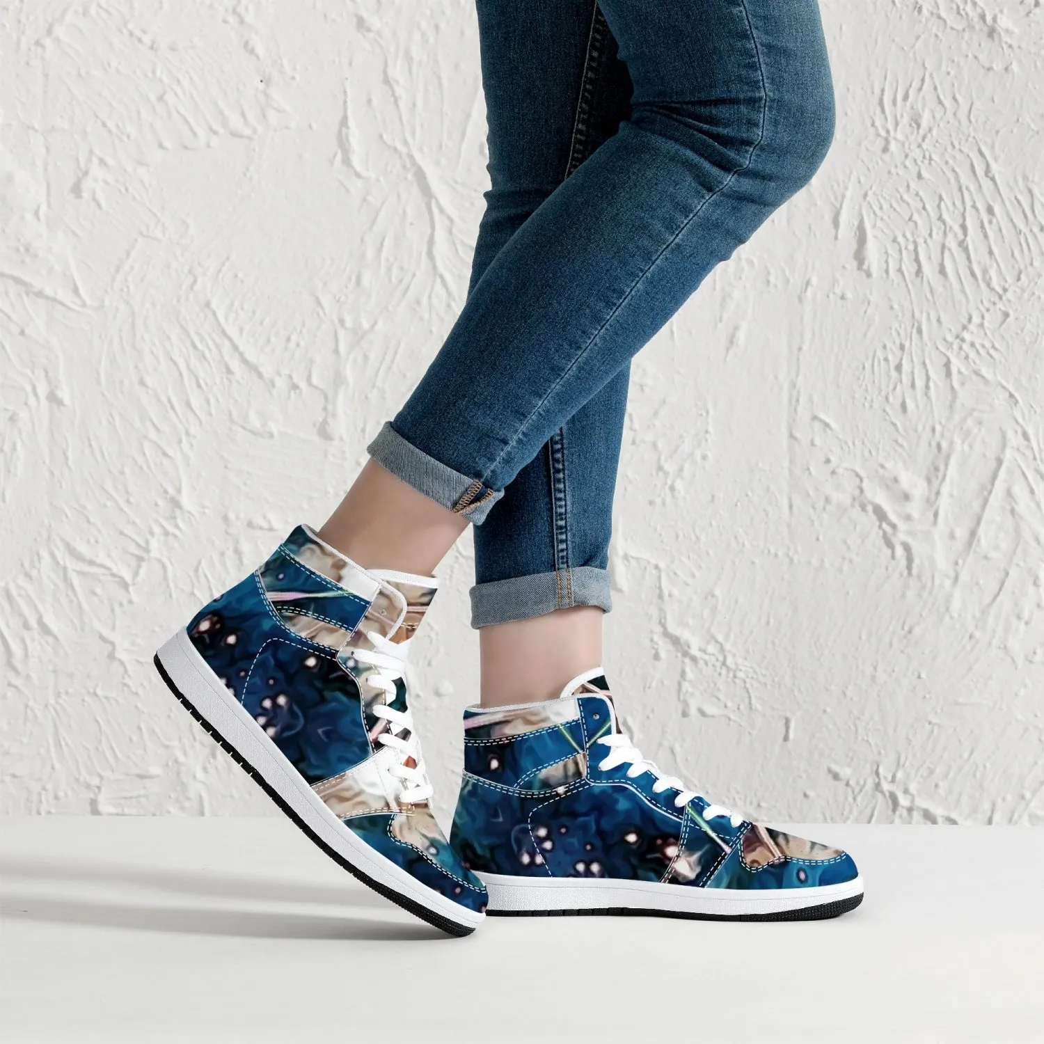 Beacon Psychedelic Split-Style High-Top Sneakers