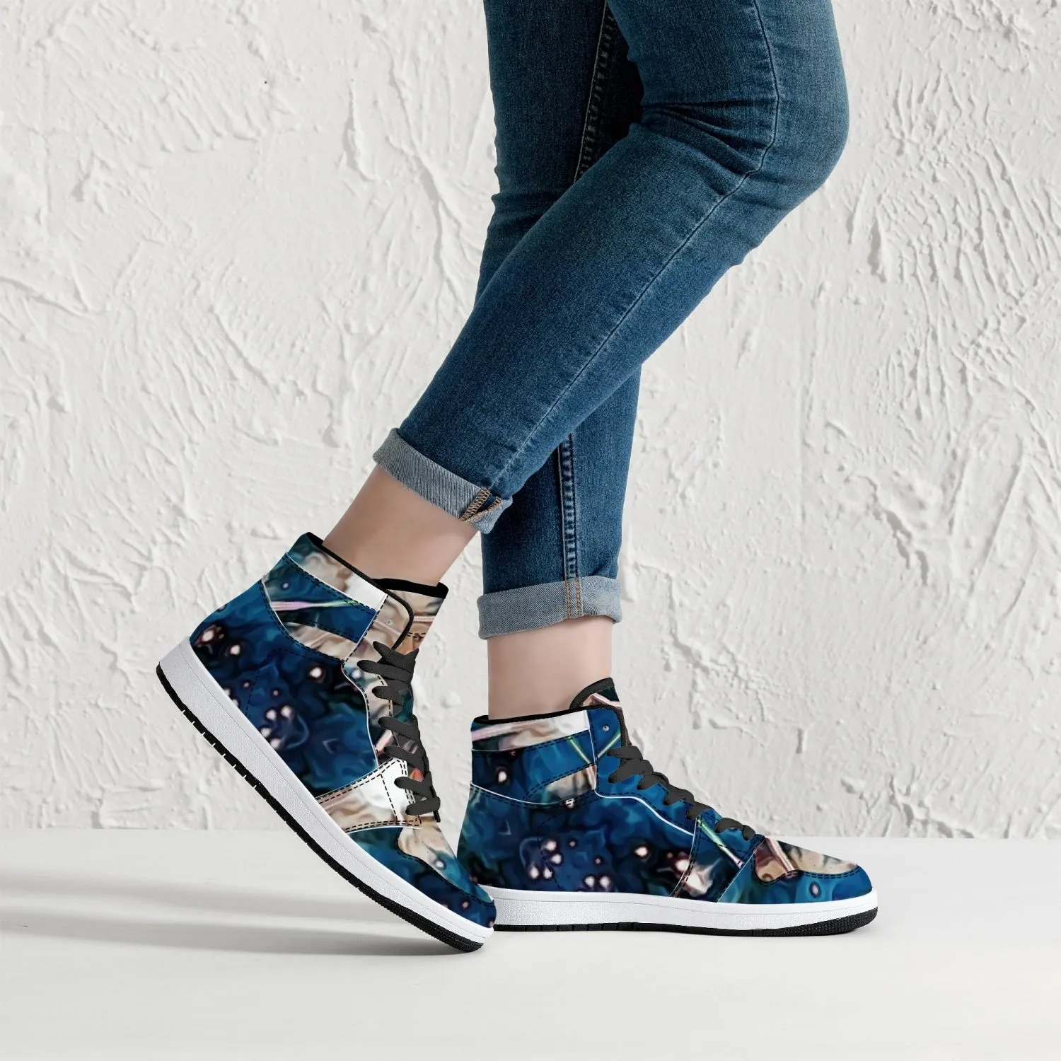 Beacon Psychedelic Split-Style High-Top Sneakers
