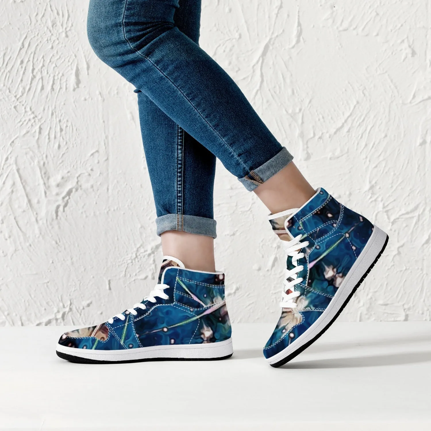 Beacon Psychedelic Split-Style High-Top Sneakers