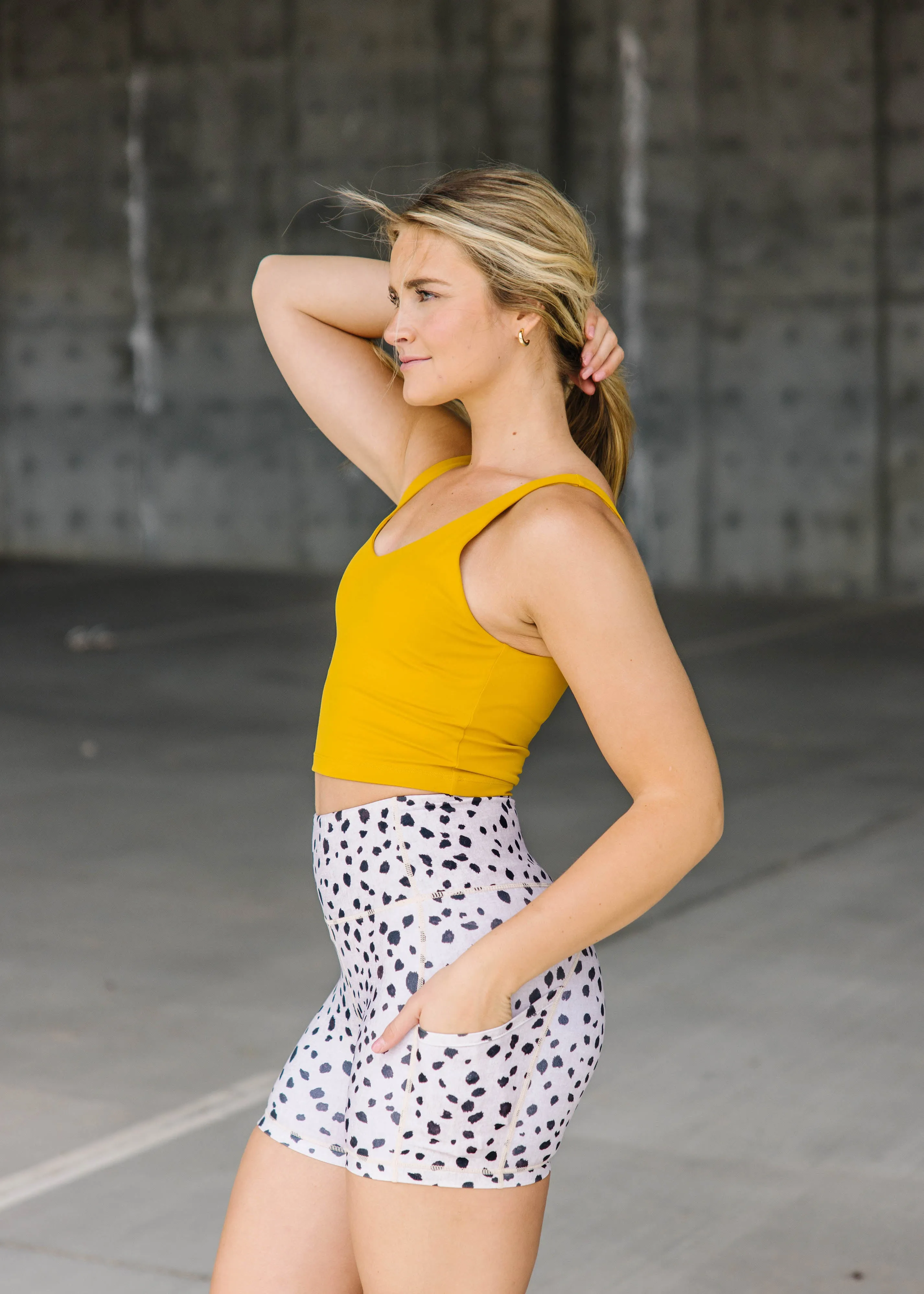 Biker Shorts - 4'' - Dalmatian | MT LUXE