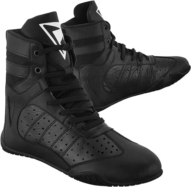 Boxing Shoes for Men Pro Wrestling Boots High Top Fitness Wrestling Shoes MMA Martial Arts Gym Fight Training Footwear