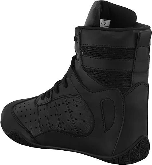 Boxing Shoes for Men Pro Wrestling Boots High Top Fitness Wrestling Shoes MMA Martial Arts Gym Fight Training Footwear