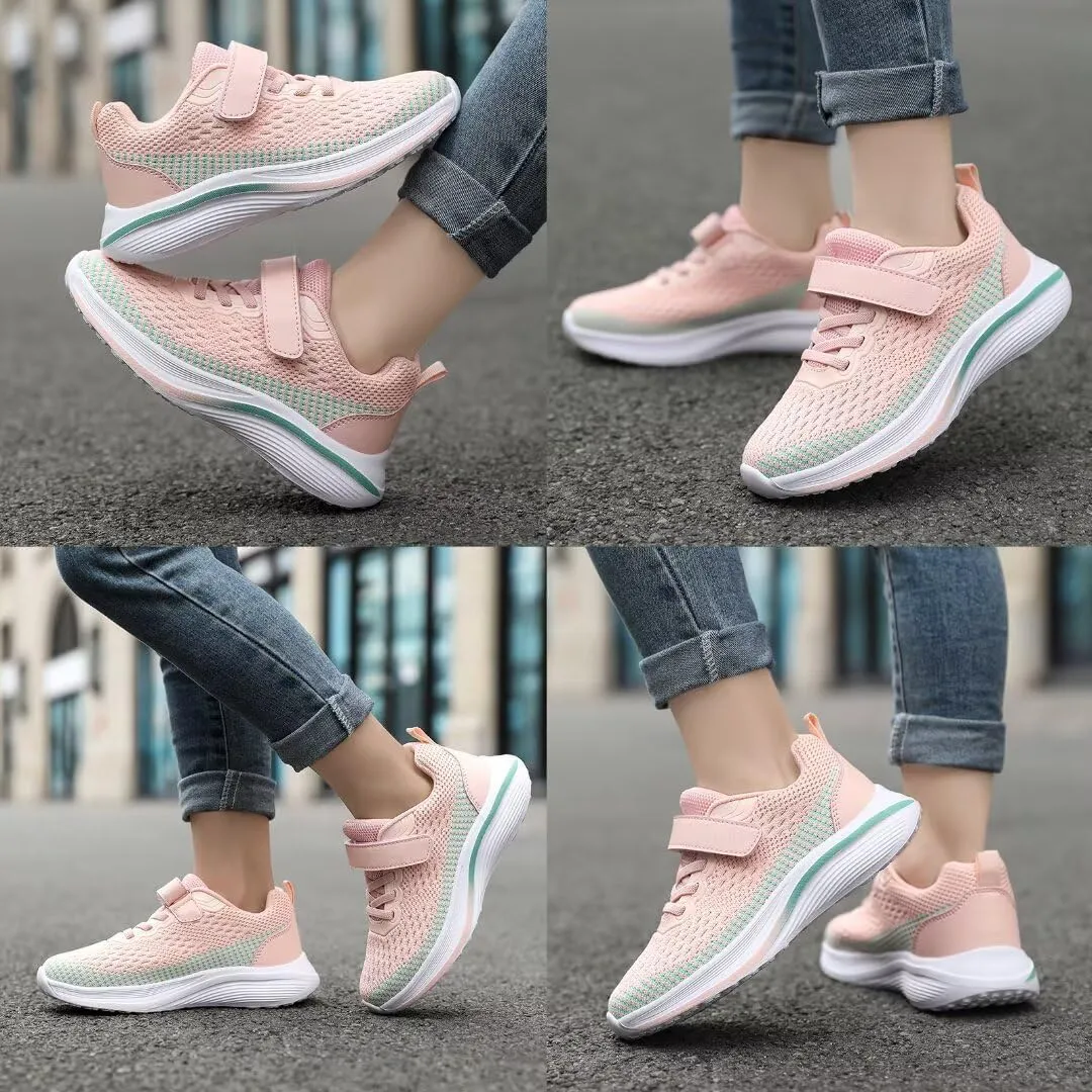 Boys Girls Kids Sneakers Lightweight Athletic Running Walking Tennis Shoes
