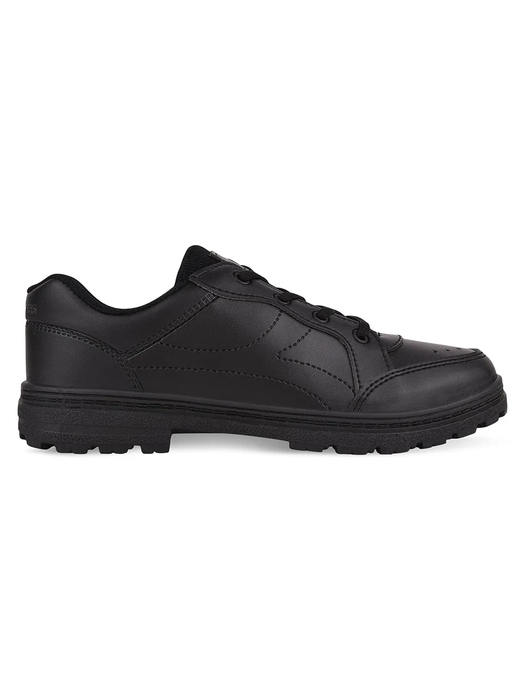 CS-63S Black Men's School Shoes