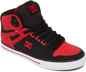 DC mens Pure High-top Wc Skateboard, Skate Shoe, Fiery Red/White/Black, 15 US