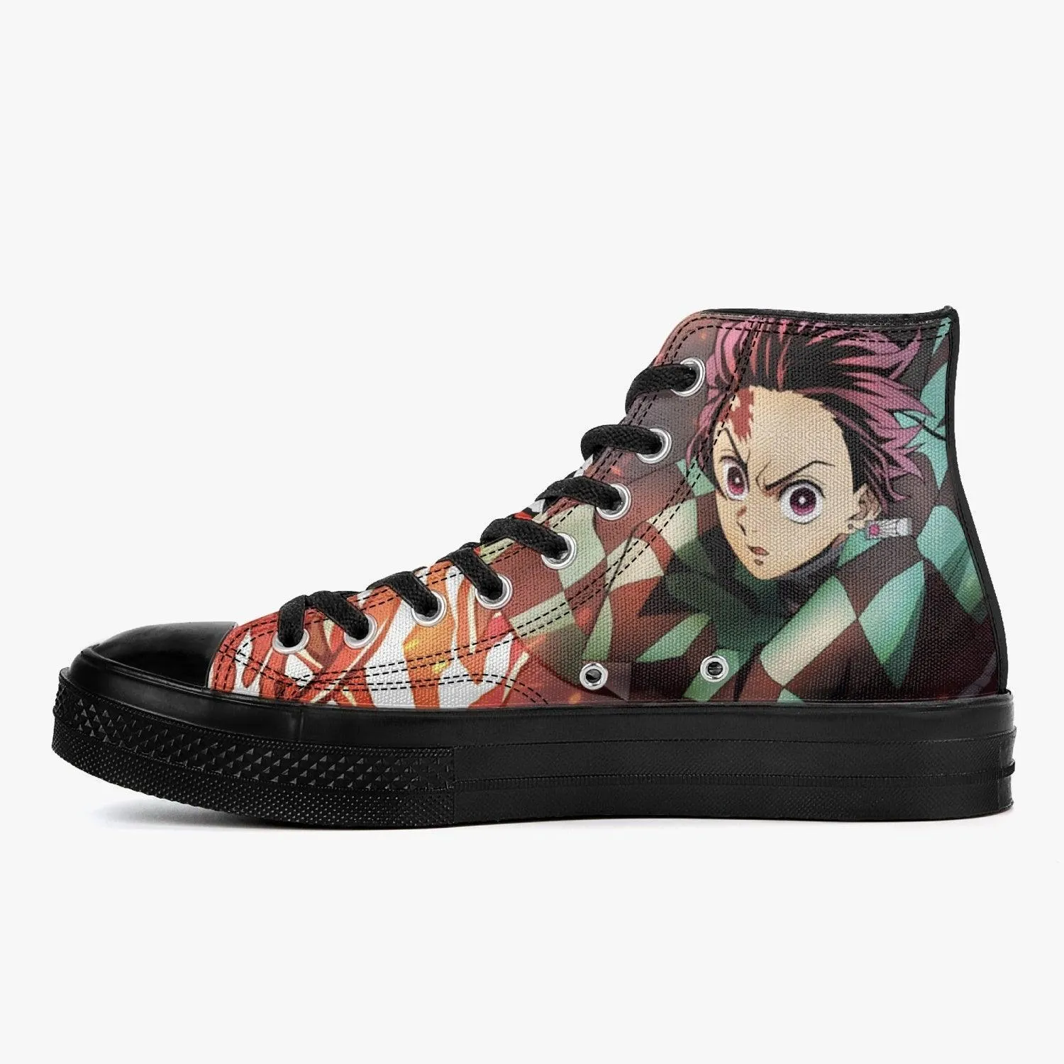 Demon Slayer Tanjiro A-Star High Anime Shoes