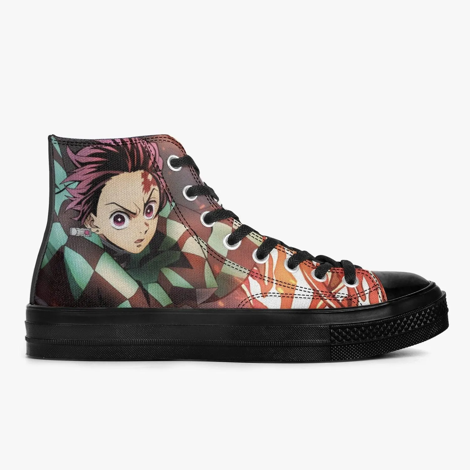Demon Slayer Tanjiro A-Star High Anime Shoes