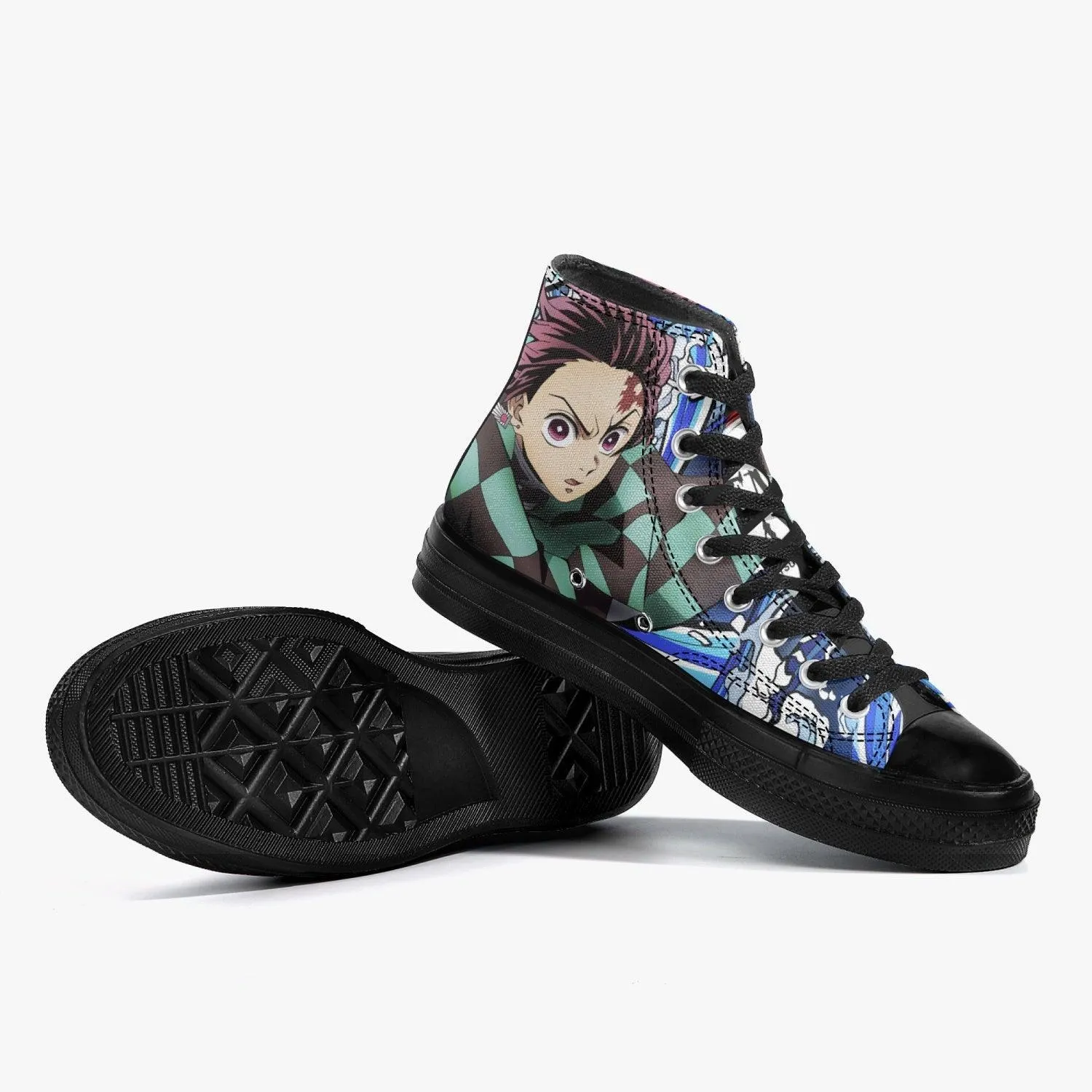 Demon Slayer Tanjiro A-Star High Anime Shoes