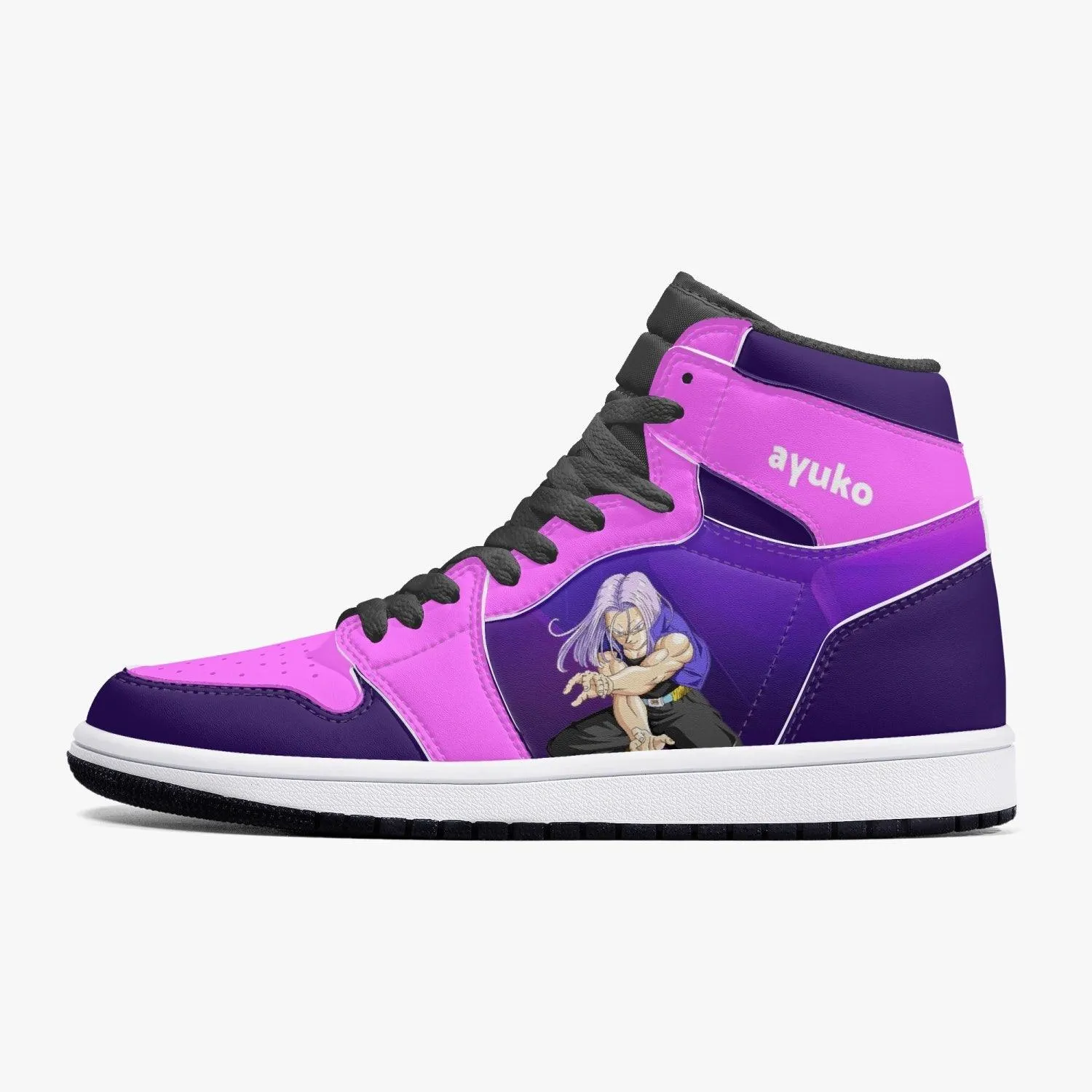 Dragon Ball Z Trunks Purple/Pink JD1 Mid Anime Shoes