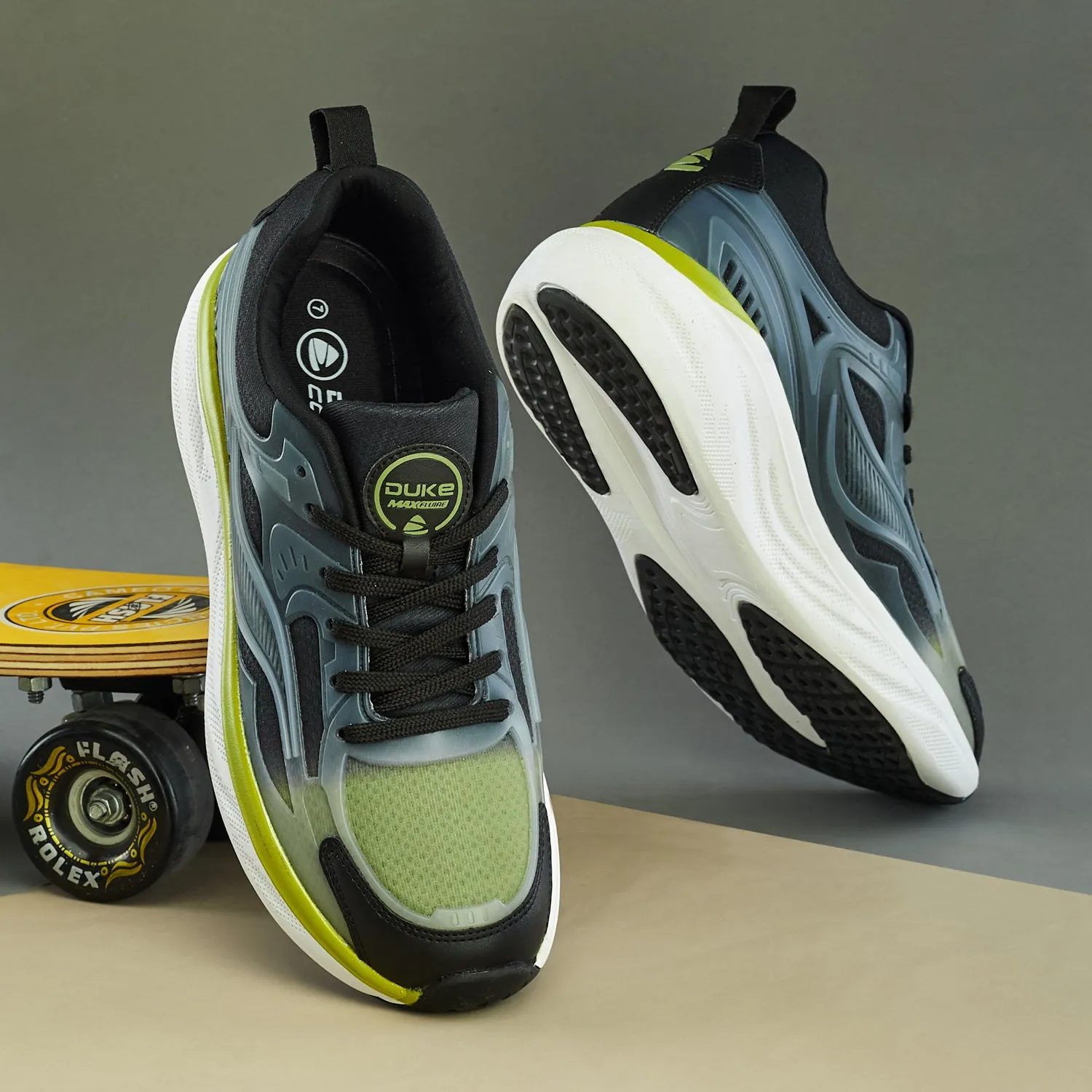 Duke Men Colourblocked Gym or Training Shoes (FWOL2067)