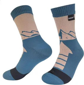 Fullsheild Mens Waterproof Hiking Socks, Unisex Breathable Outdoor Athletic Hiking Wading Trail Running Skiing Crew Socks