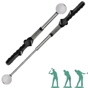 Golf Swing Training Aids Flexible Telescopic Club