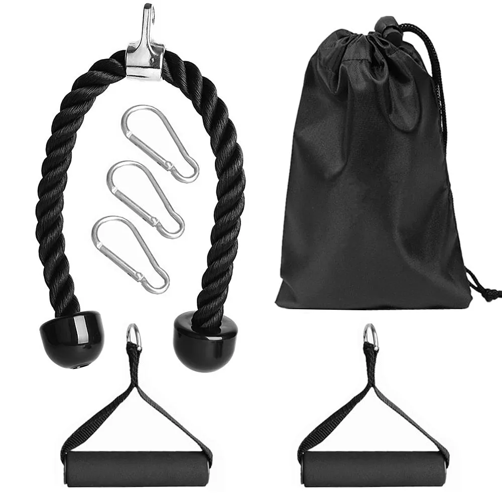 Home Gym Fitness DIY Pulley Cable Machine Attachment System