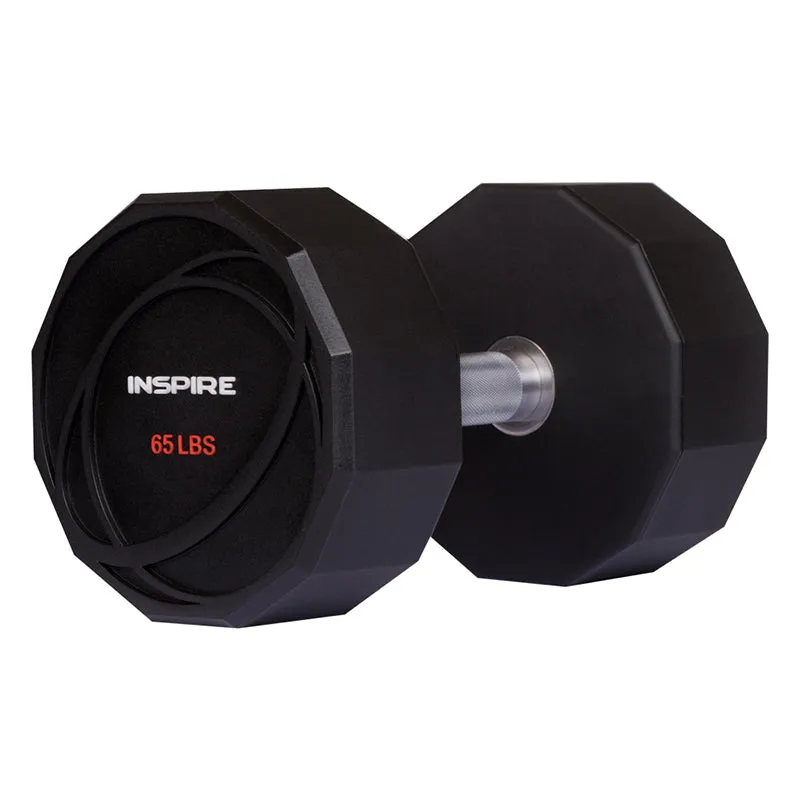 INSPIRE 10 LB URETHANE DUMBBELL
