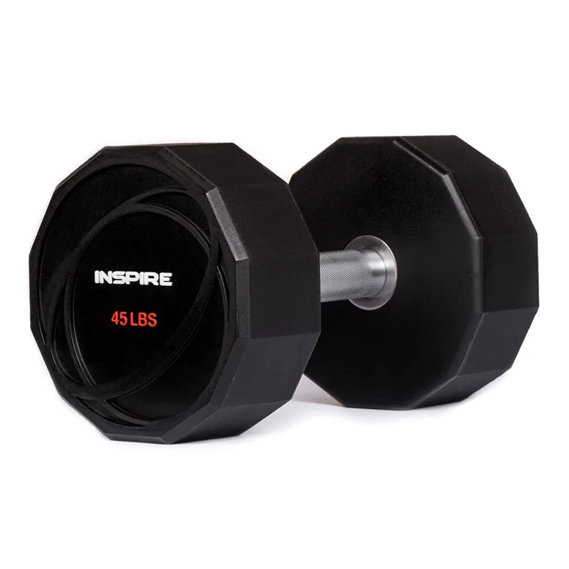 INSPIRE 10 LB URETHANE DUMBBELL