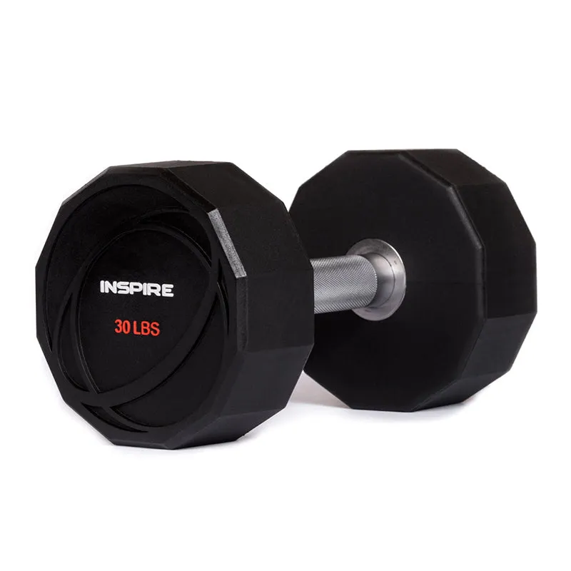 INSPIRE 10 LB URETHANE DUMBBELL