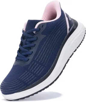 JARLIF Women Arch Support Walking Shoes Orthotic Tennis Sneakers Cushioning Running Shoes for Plantar Fasciitis Pain Relief