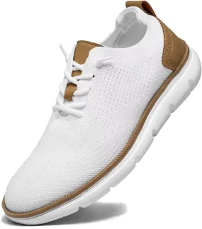 Men's Mesh Sneakers Oxfords Lace-Up Lightweight Casual Walking Shoes Dress Shoes Fashion Sneakers Walking Shoes