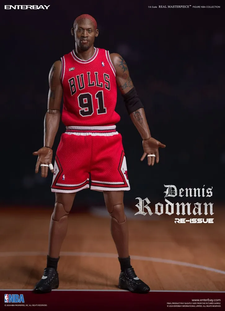 NBA Collection Real Masterpiece Actionfigur 1/6 Dennis Rodman Limited Retro Editon 33 cm