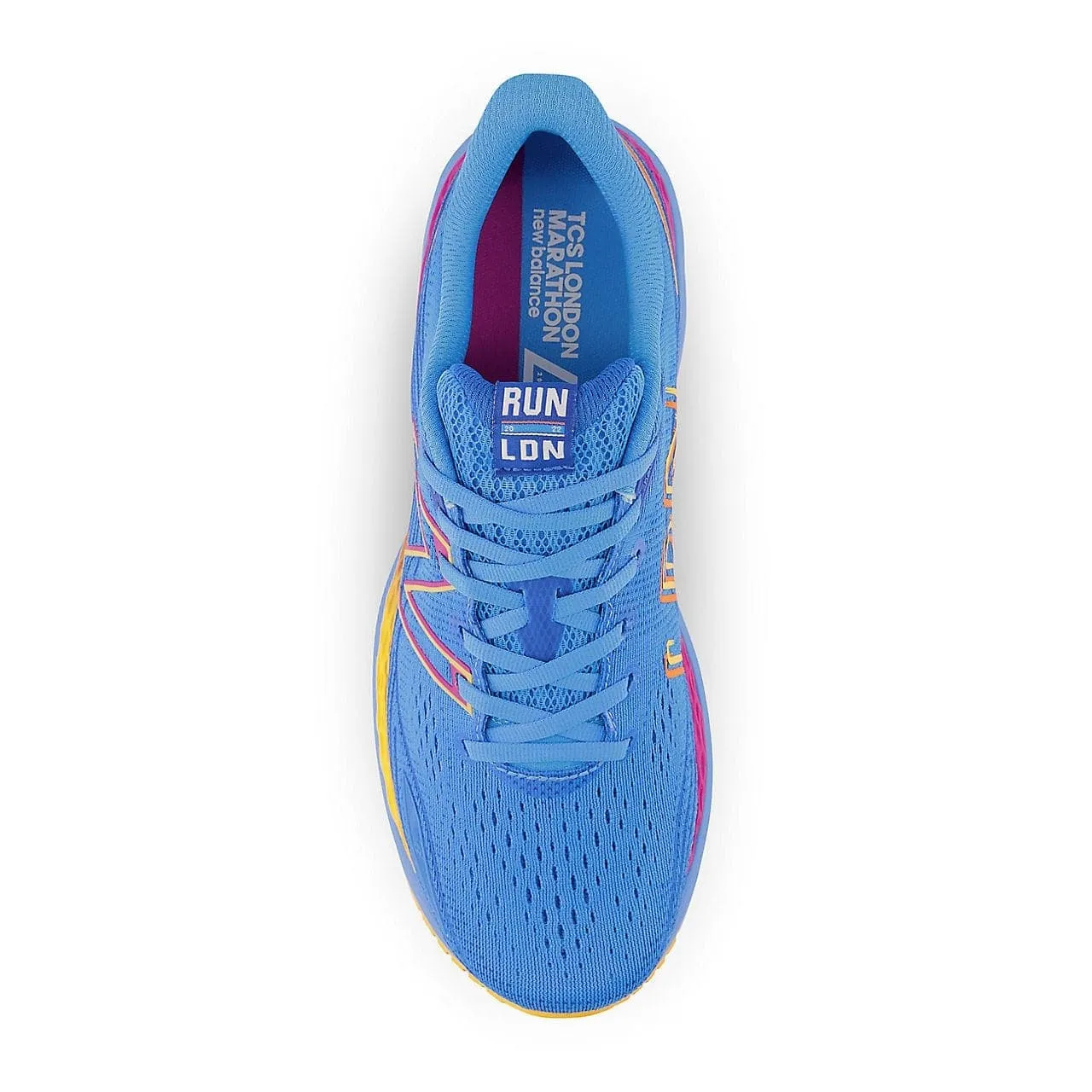 New Balance TCS London Marathon Fresh Foam 860 X v12 (Men's) - Vibrant sky with vibrant apricot and magenta pop
