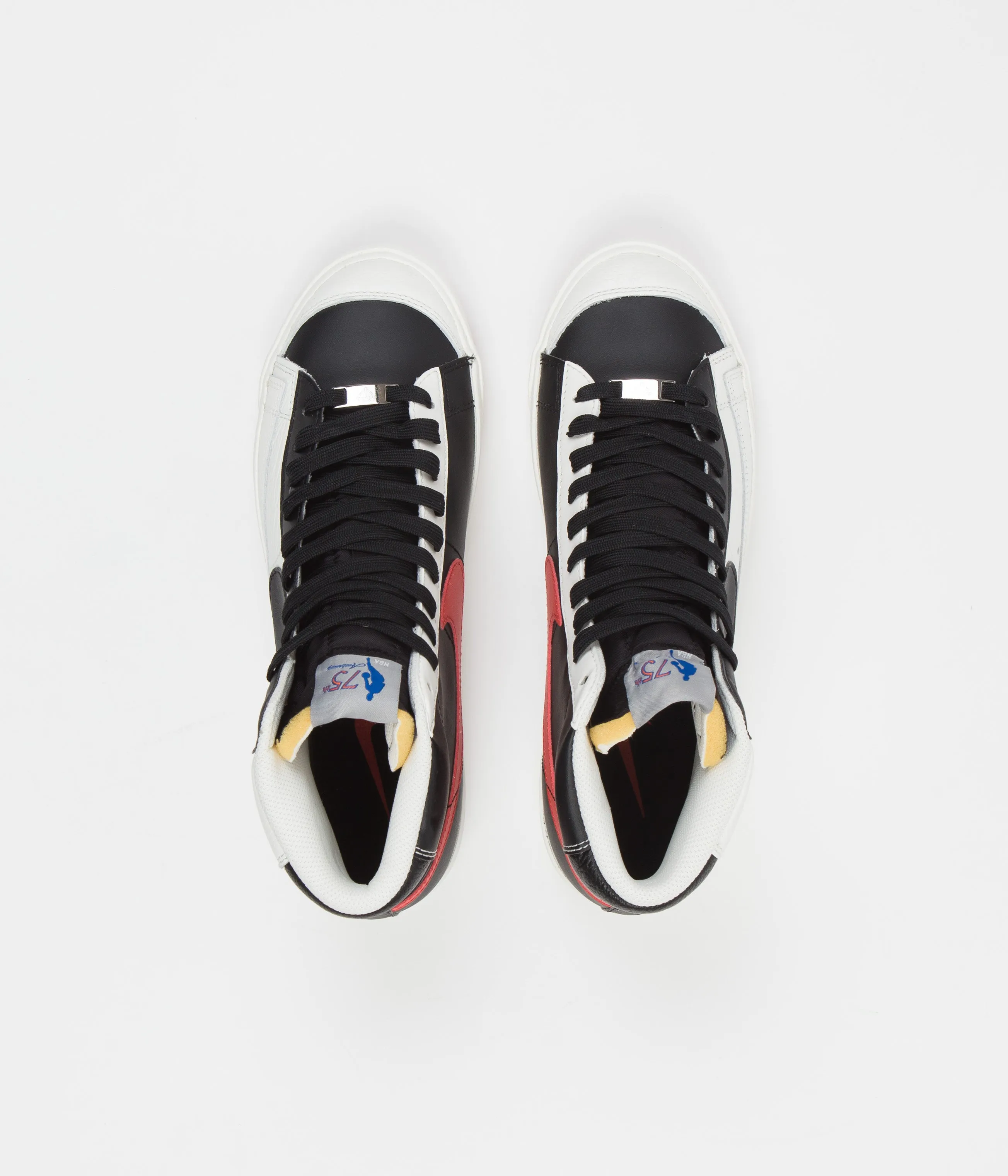 Nike Blazer Mid '77 EMB Shoes - Sail / Black - Chile Red - Sail