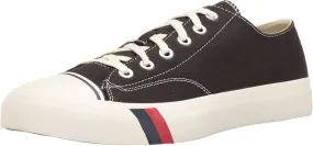 PRO-Keds Men's Royal Lo Lace Up Fashion Sneaker, Black Canvas, 6