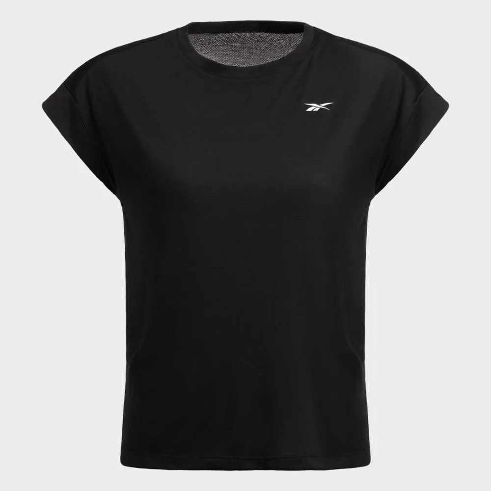 Reebok Apparel Women Workout Ready Supremium Detail Tee BLACK
