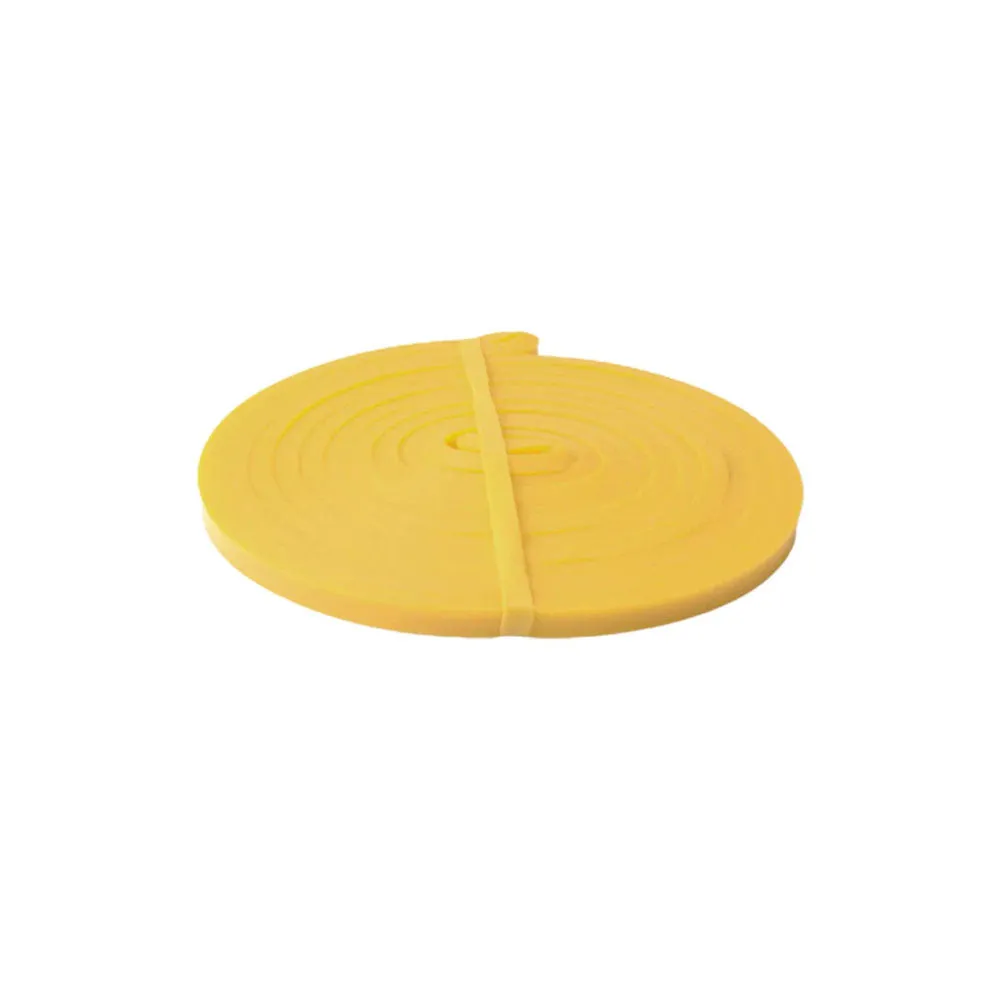 Rubber fitness exercise band Resistance band Gymnastics band (2-6 kg resistance) - Yellow