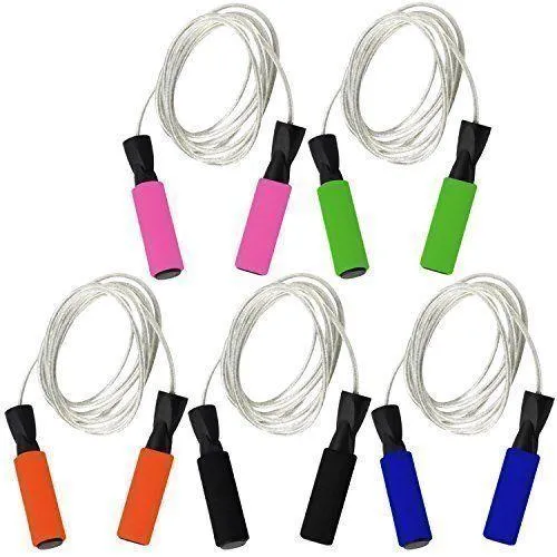Steel Wire Skipping Rope - Pink