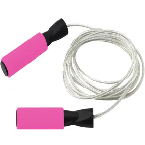 Steel Wire Skipping Rope - Pink