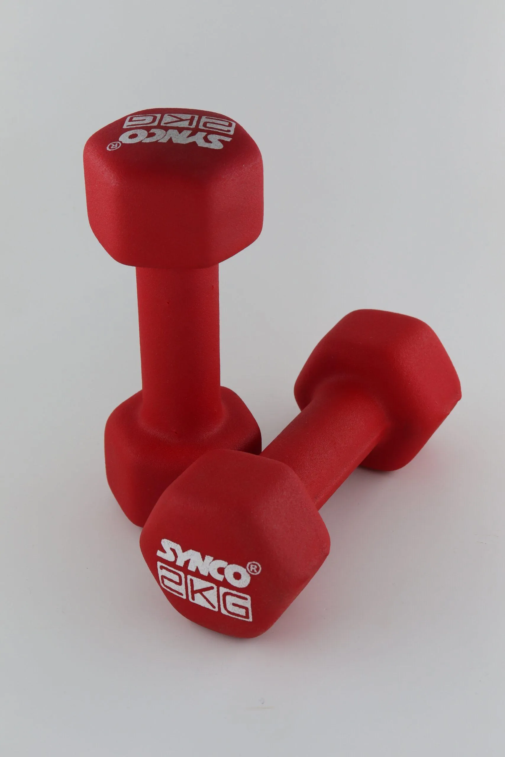 Synco Red Dumbbell Pair (2 x 2 KG)