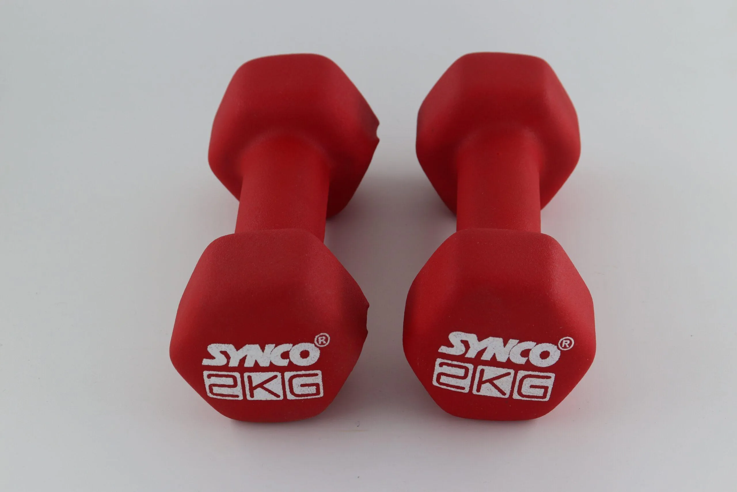 Synco Red Dumbbell Pair (2 x 2 KG)
