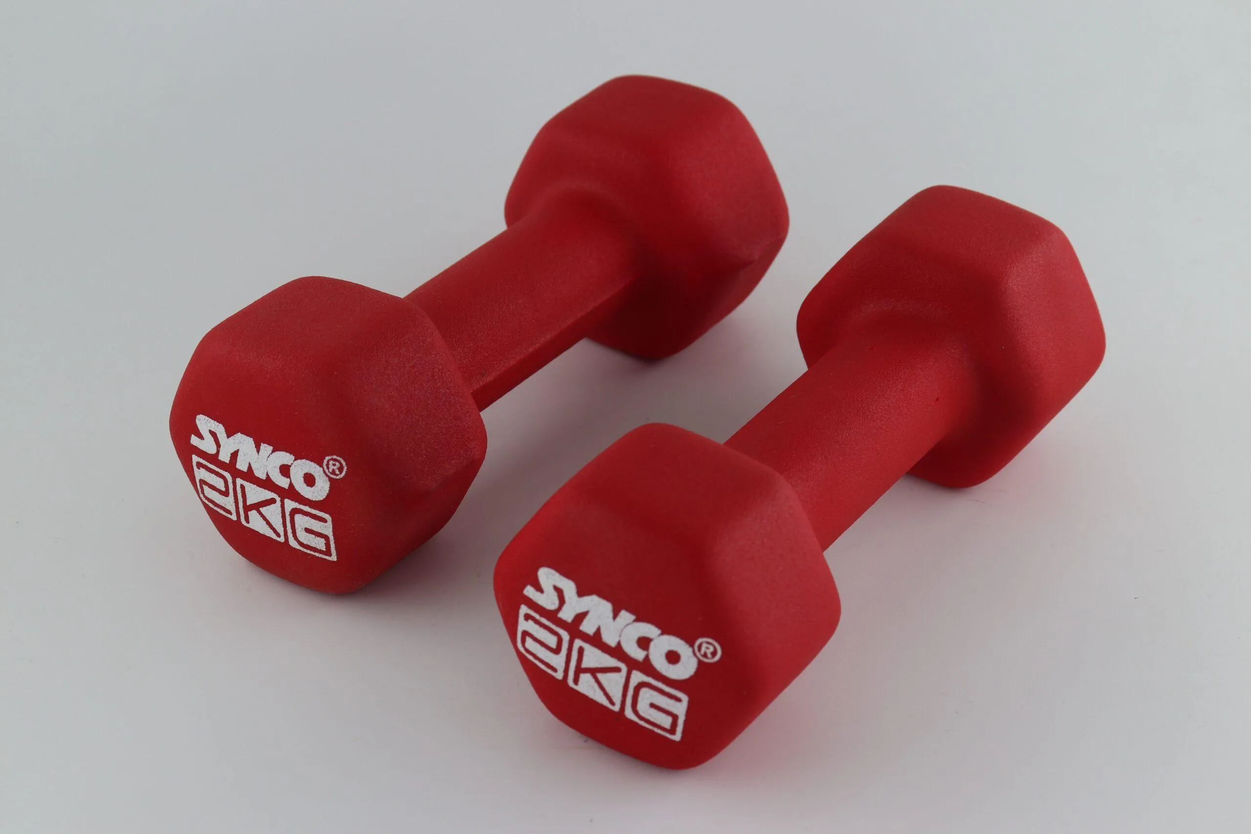 Synco Red Dumbbell Pair (2 x 2 KG)