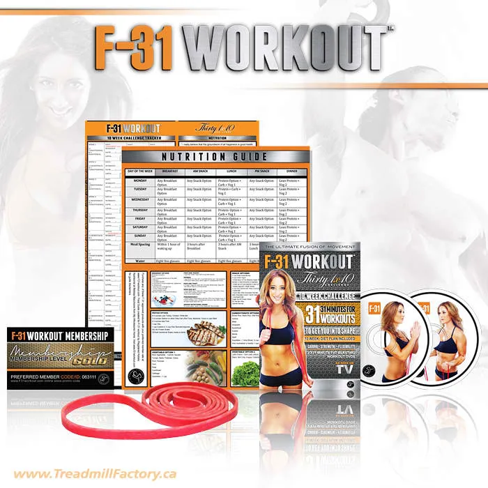 The F31 Workout - Thirty1x10 DVD Package with F31 Band