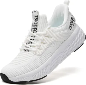 TSIODFO Womens Slip On Running Shoes Wide Lightweight Gym Workout Walking Shoes