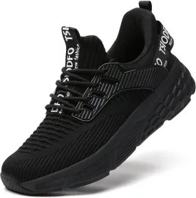 TSIODFO Womens Slip On Running Shoes Wide Lightweight Gym Workout Walking Shoes