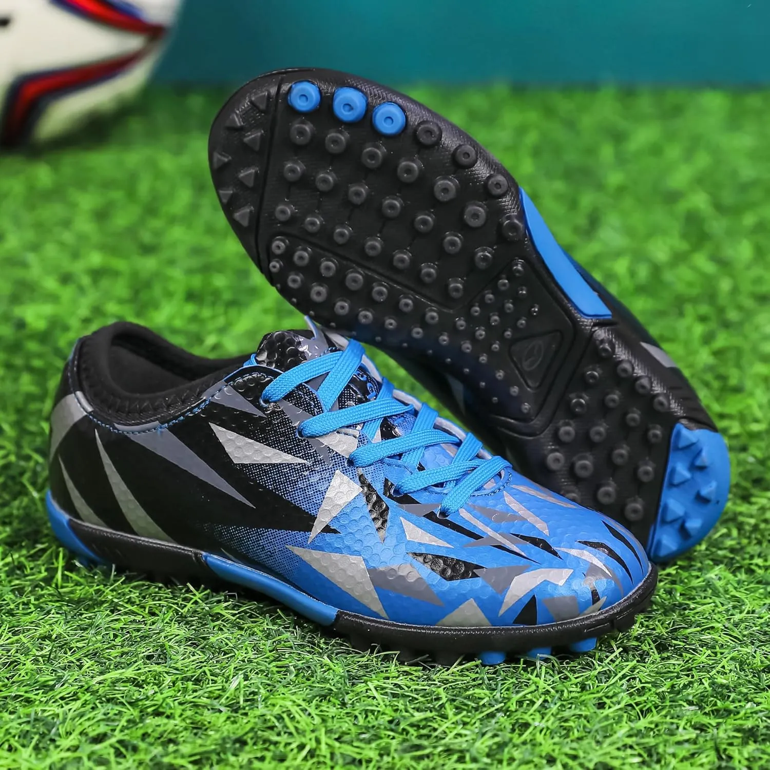 Turf Soccer Cleats Little Kids Big Kids Indoor TF Soccer Shoes Outdoor for Boys Girls